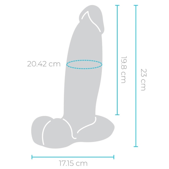 Фаллос b-Vibe Slipskin 9" Girthy