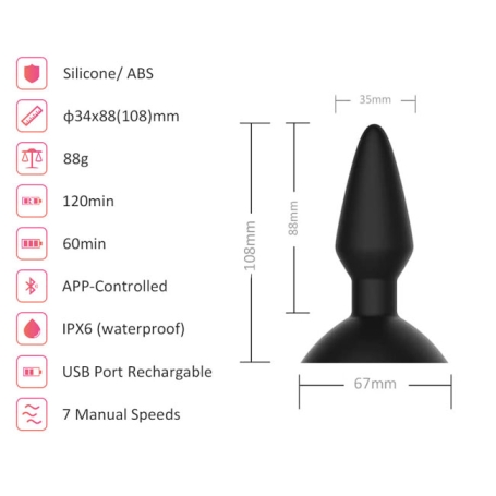 Вибро-пробка Magic Motion Equinox