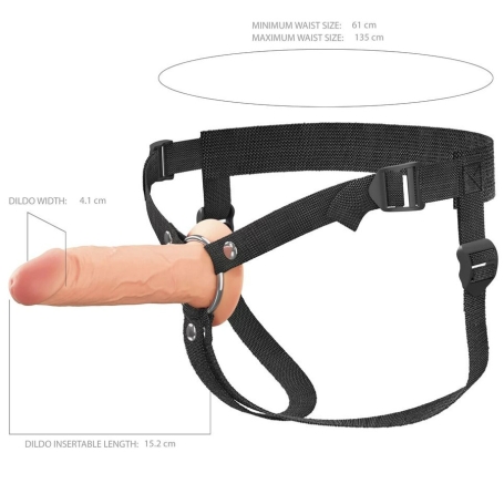 Страпон полый 6" Hollow Silicone